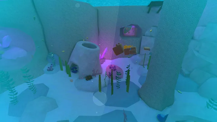 Super Bear Adventure Update 13.0 Crystalline Lagoon underwater mole level