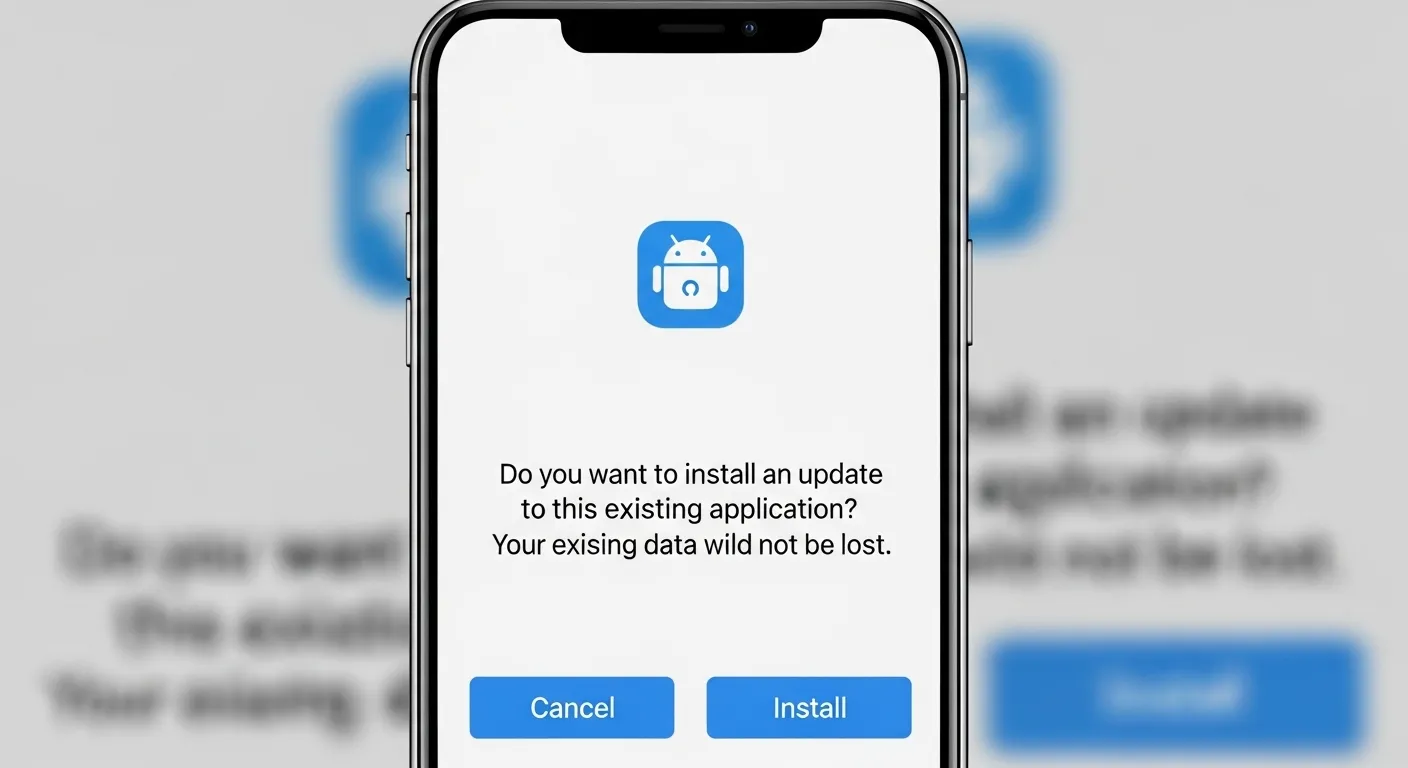 Overwrite prompt when updating Super Bear Adventure Mod APK without losing data