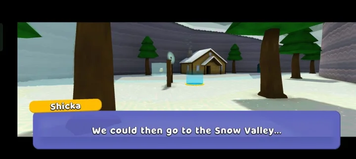 Baaren playing mini-games in Super Bear Adventure